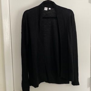 GAP open front cardigan xsmall in Black